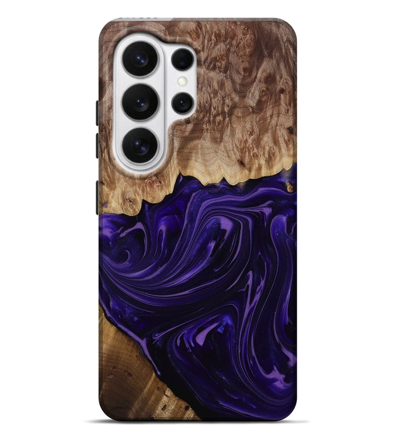 Galaxy S26 Ultra Wood Live Edge Phone Case - Madyson (Purple, 817890)
