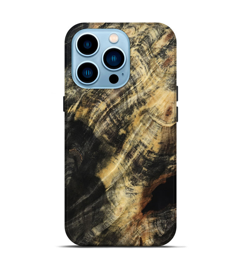 iPhone 14 Pro Wood Live Edge Phone Case - Rory (Wood Burl, 817891)