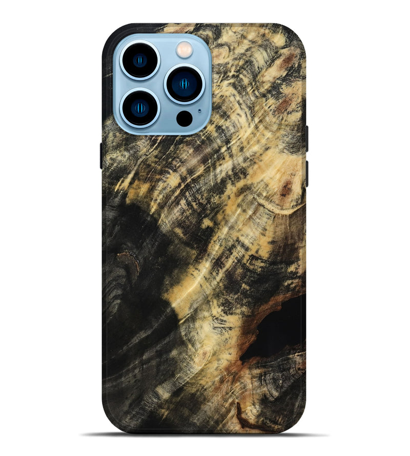 iPhone 14 Pro Max Wood Live Edge Phone Case - Rory (Wood Burl, 817891)