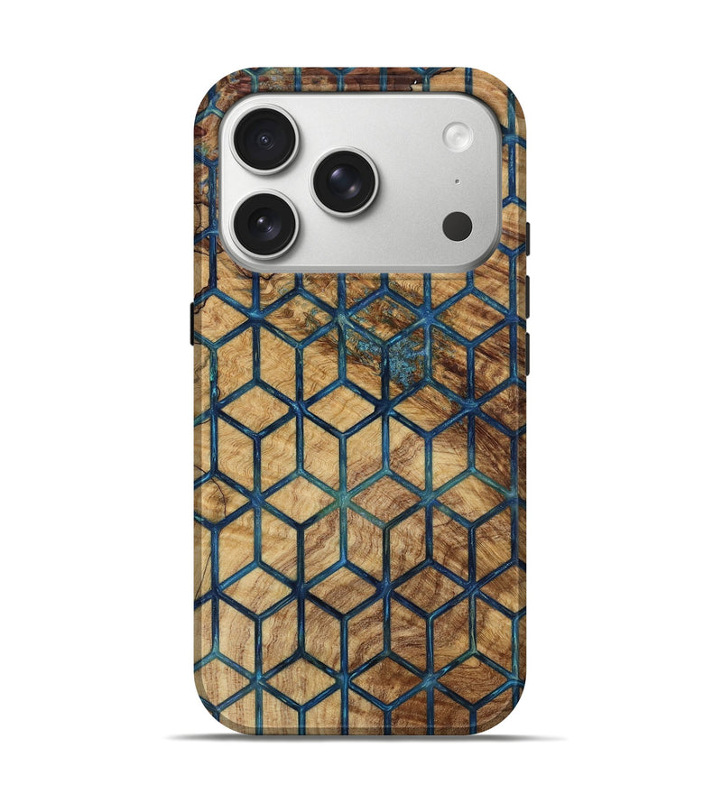 iPhone 17 Pro Wood Live Edge Phone Case - Jasmin (Pattern, 817893)