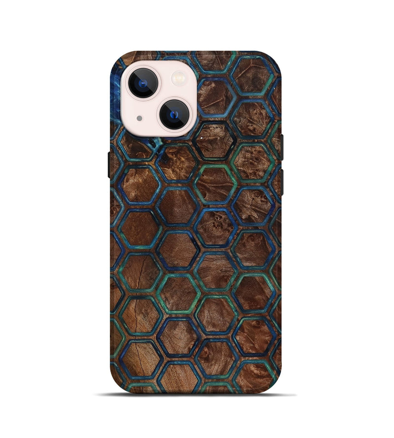 iPhone 13 mini Wood Live Edge Phone Case - Kalyn (Pattern, 817896)