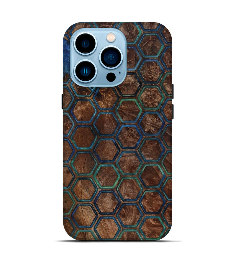 iPhone 14 Pro Wood Live Edge Phone Case - Kalyn (Pattern, 817896)