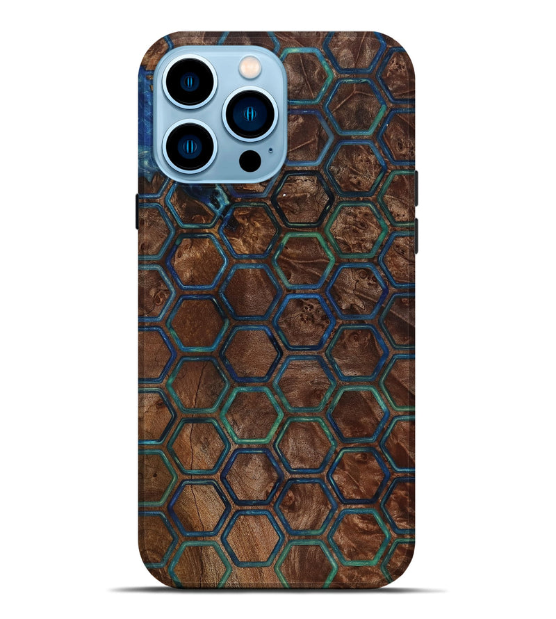 iPhone 14 Pro Max Wood Live Edge Phone Case - Kalyn (Pattern, 817896)