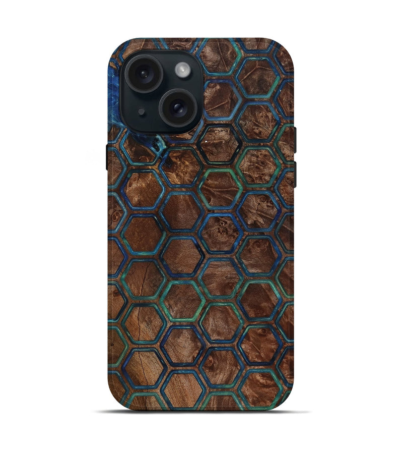 iPhone 15 Wood Live Edge Phone Case - Kalyn (Pattern, 817896)
