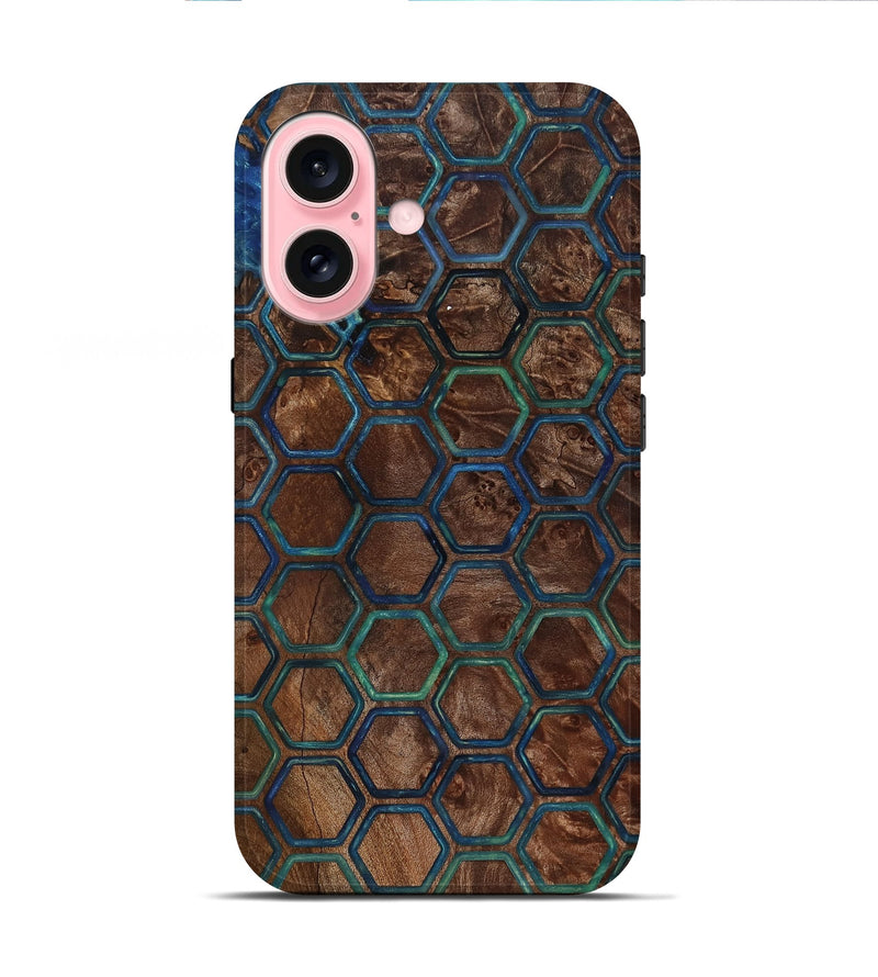 iPhone 16 Wood Live Edge Phone Case - Kalyn (Pattern, 817896)