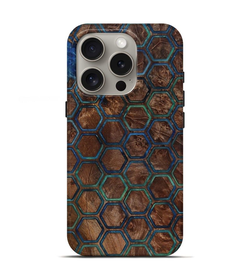 iPhone 16 Pro Wood Live Edge Phone Case - Kalyn (Pattern, 817896)