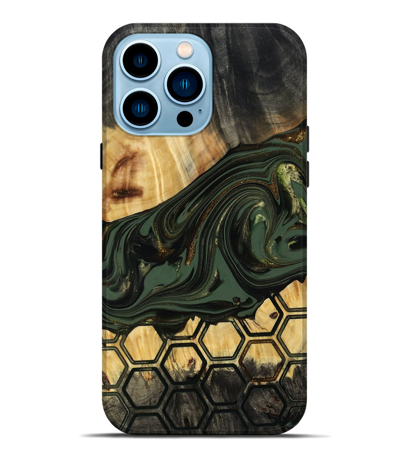 iPhone 14 Pro Max Wood Live Edge Phone Case - Marely (Pattern, 817897)