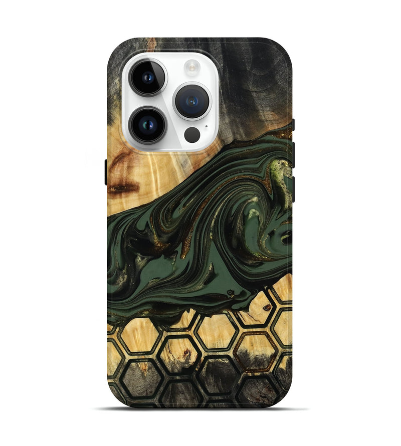 iPhone 15 Pro Wood Live Edge Phone Case - Marely (Pattern, 817897)