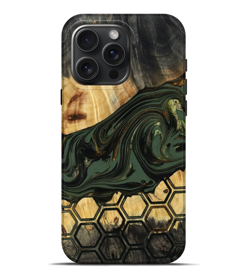 iPhone 16 Pro Max Wood Live Edge Phone Case - Marely (Pattern, 817897)