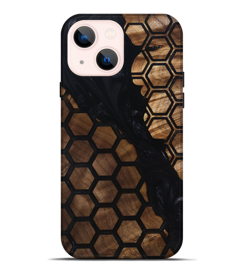 iPhone 14 Plus Wood Live Edge Phone Case - Chosen (Pattern, 817901)