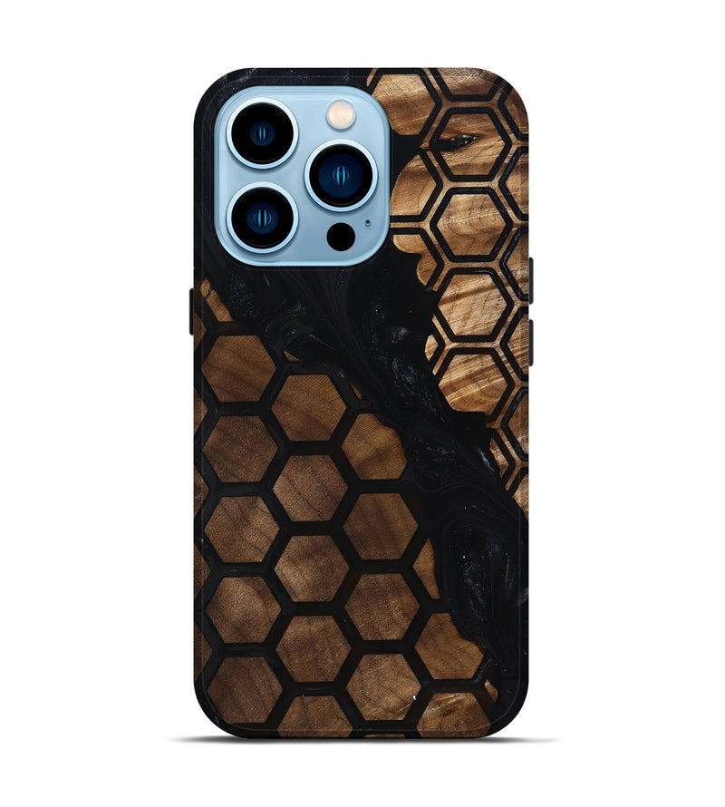 iPhone 14 Pro Wood Live Edge Phone Case - Chosen (Pattern, 817901)