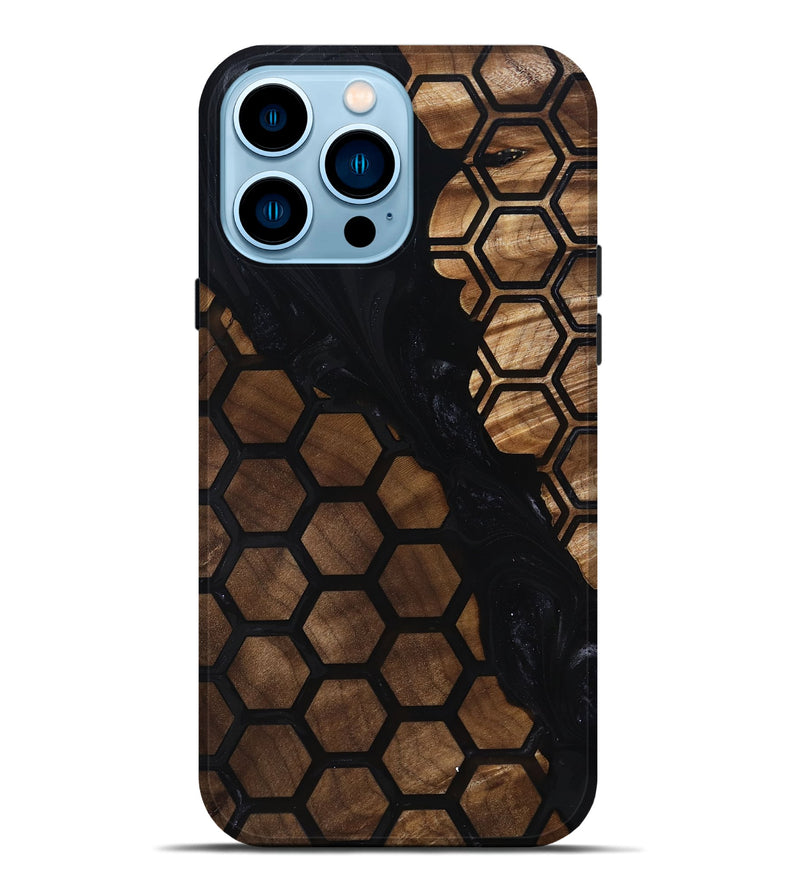 iPhone 14 Pro Max Wood Live Edge Phone Case - Chosen (Pattern, 817901)
