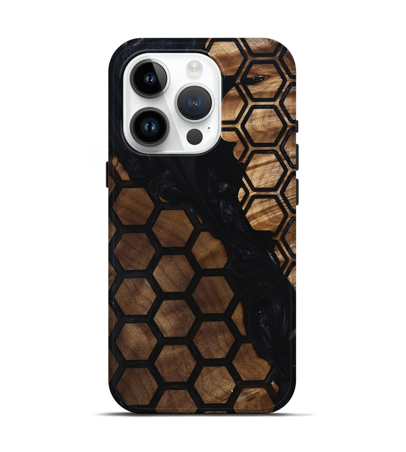 iPhone 15 Pro Wood Live Edge Phone Case - Chosen (Pattern, 817901)