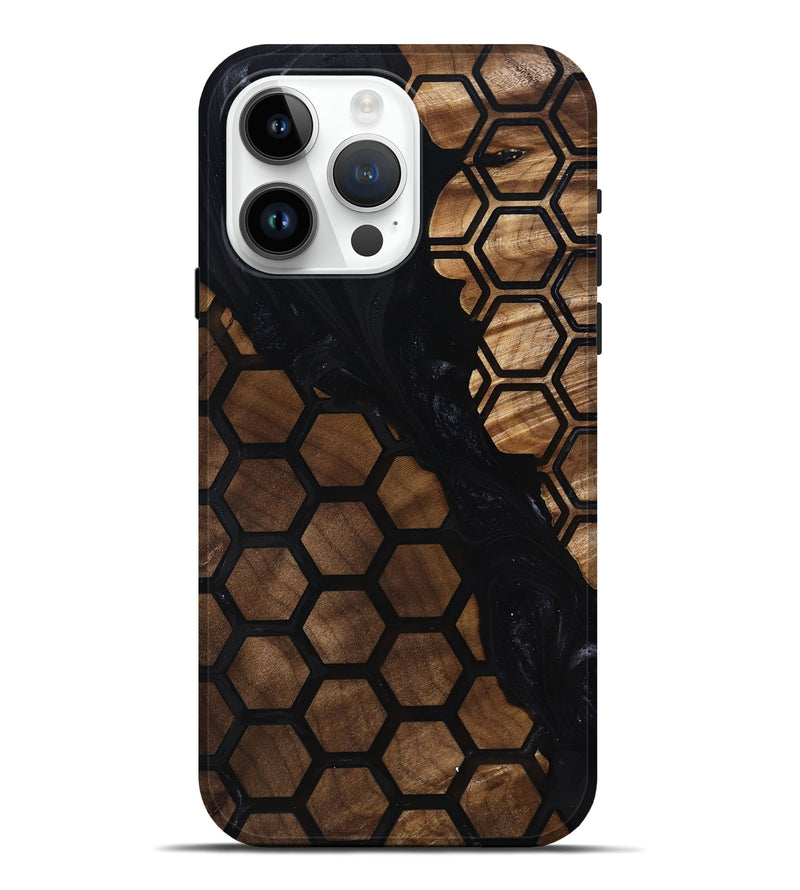 iPhone 15 Pro Max Wood Live Edge Phone Case - Chosen (Pattern, 817901)