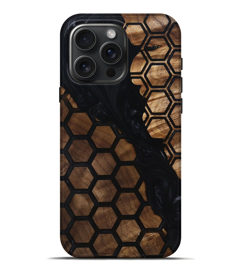 iPhone 16 Pro Max Wood Live Edge Phone Case - Chosen (Pattern, 817901)