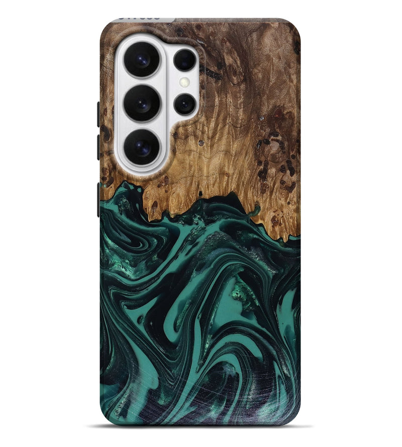 Galaxy S26 Ultra Wood Live Edge Phone Case - Calista (Green, 817906)