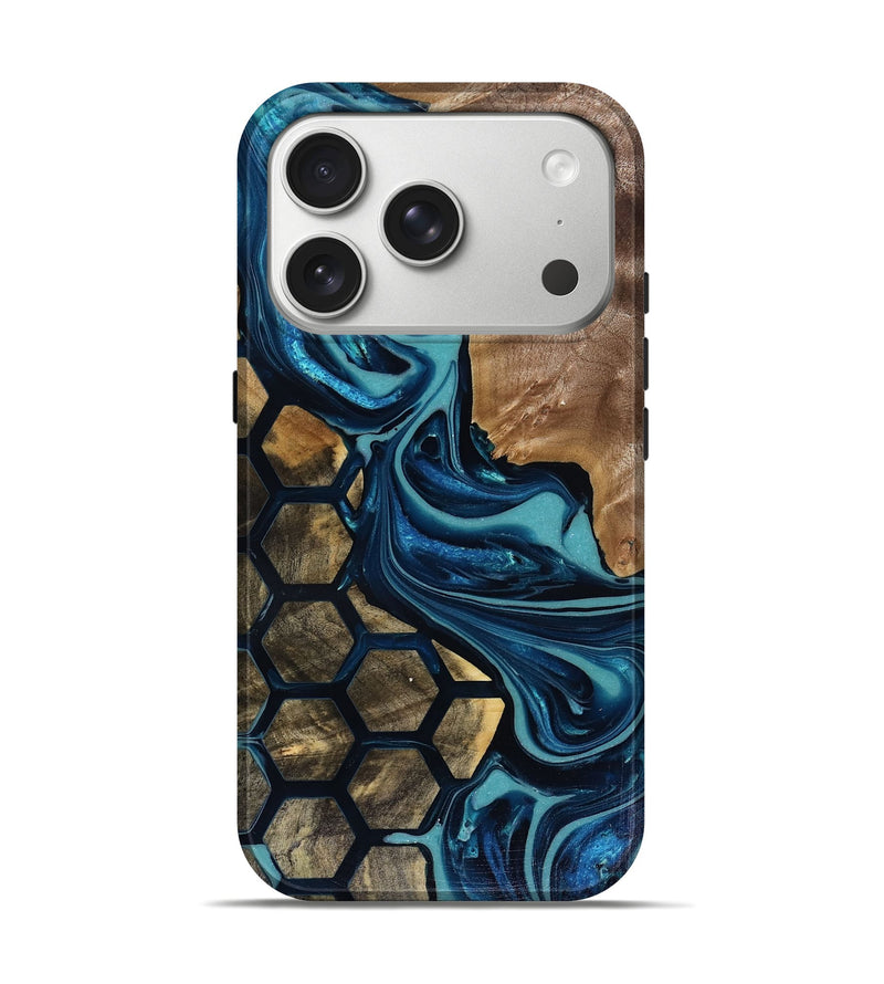 iPhone 17 Pro Wood Live Edge Phone Case - Monte (Pattern, 817907)
