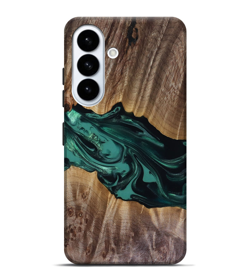 Galaxy S26 Plus Wood Live Edge Phone Case - Wendy (Green, 817911)