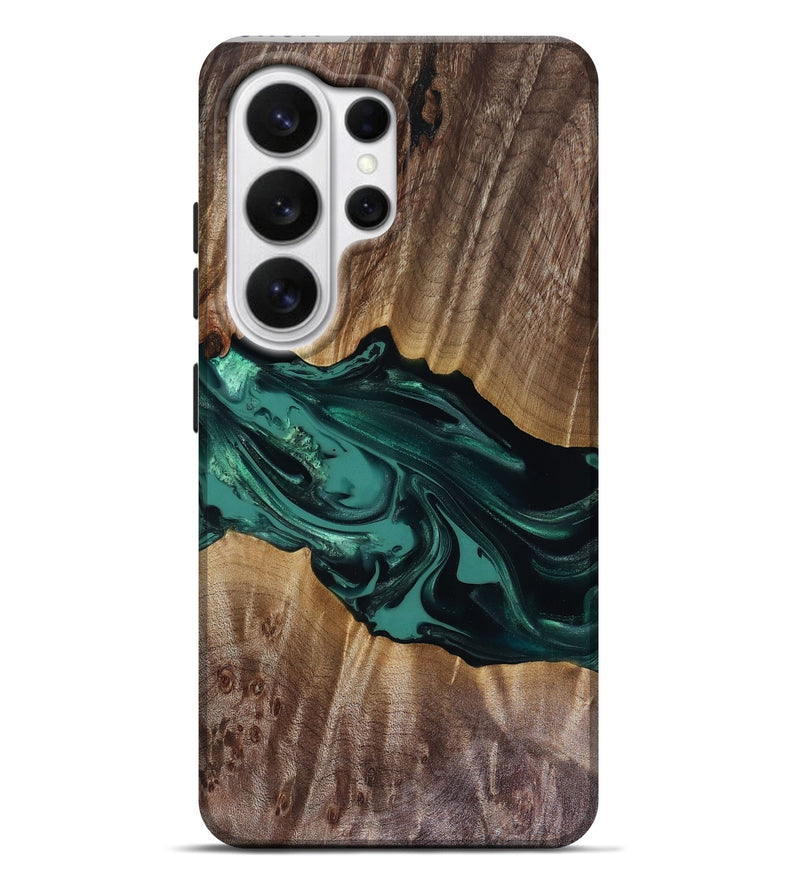 Galaxy S26 Ultra Wood Live Edge Phone Case - Wendy (Green, 817911)