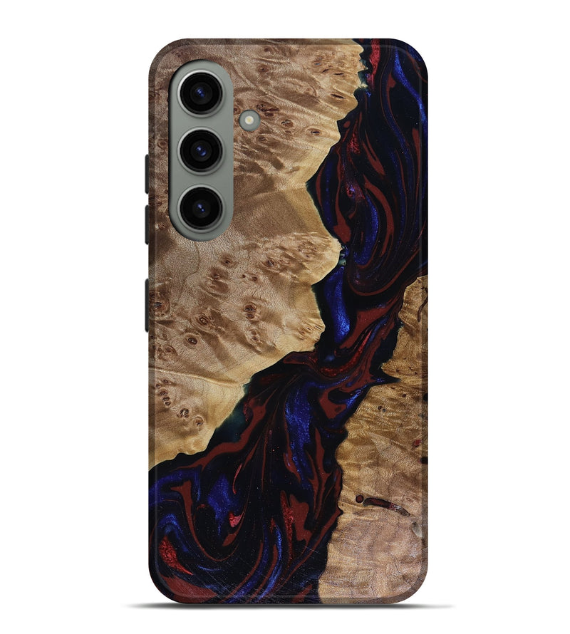 Galaxy S24 Plus Wood Live Edge Phone Case - Delaney (Red, 817912)