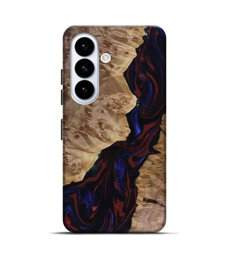 Galaxy S26 Wood Live Edge Phone Case - Delaney (Red, 817912)