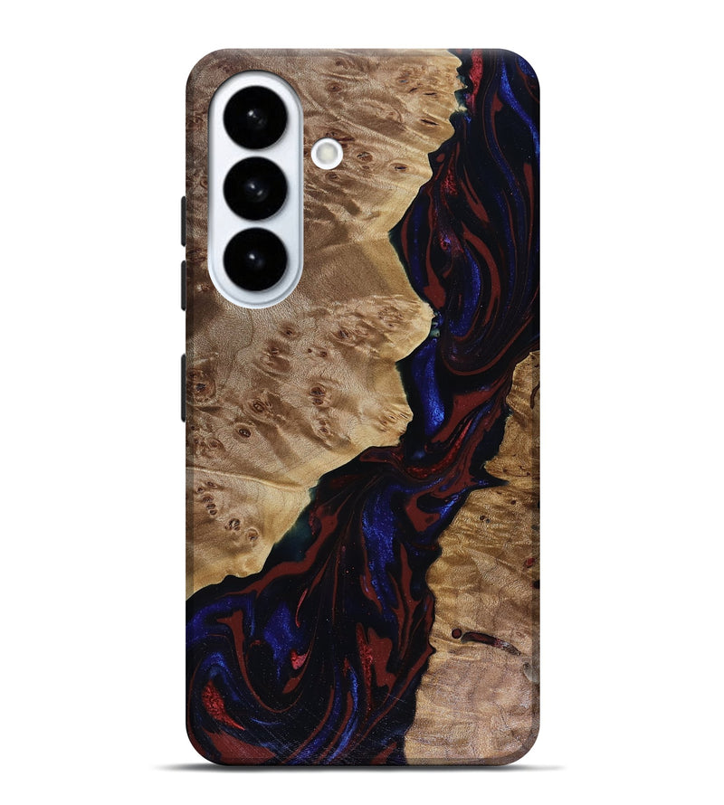 Galaxy S26 Plus Wood Live Edge Phone Case - Delaney (Red, 817912)