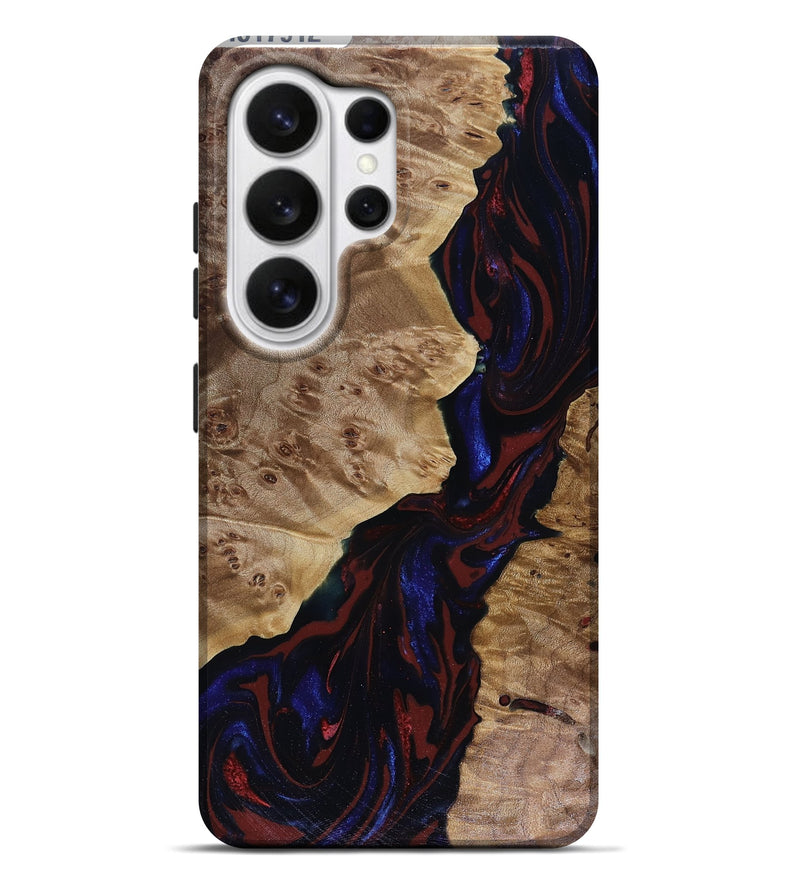 Galaxy S26 Ultra Wood Live Edge Phone Case - Delaney (Red, 817912)