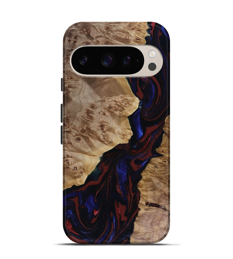 Pixel 10 Wood Live Edge Phone Case - Delaney (Red, 817912)