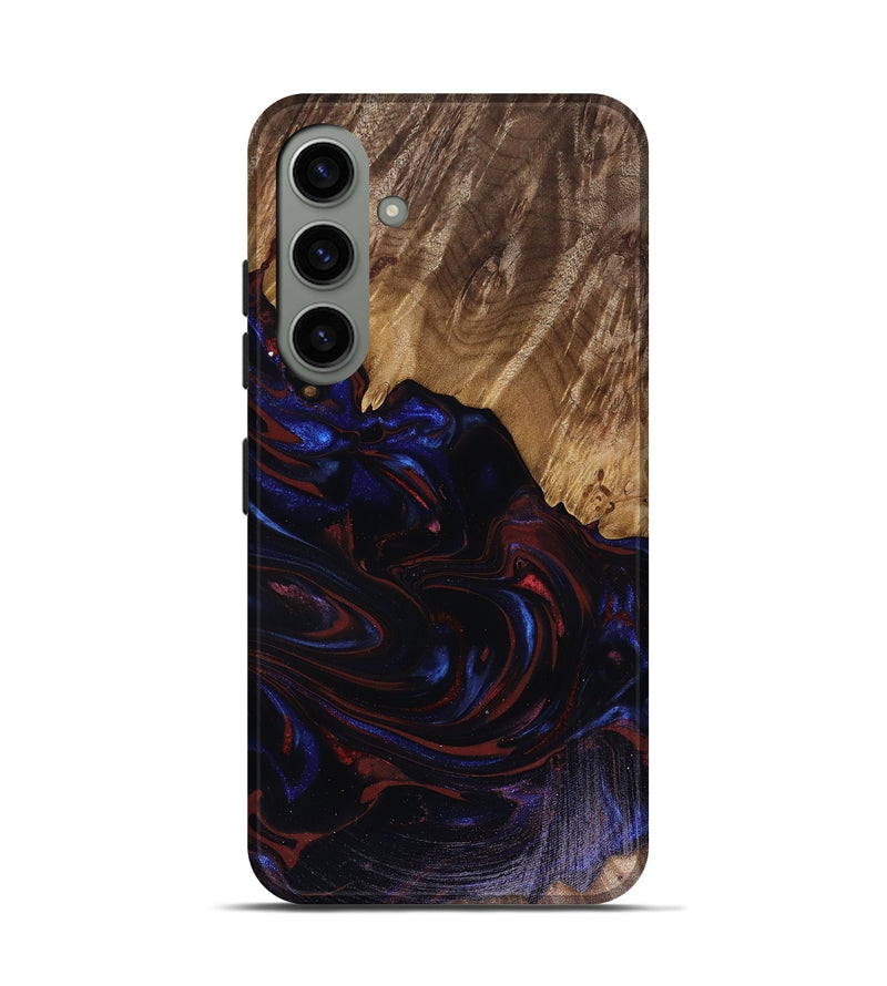 Galaxy S24 Wood Live Edge Phone Case - Kirstie (Red, 817913)