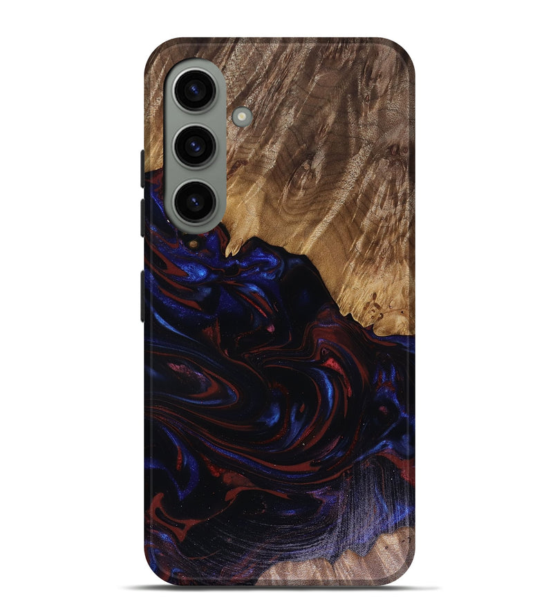 Galaxy S24 Plus Wood Live Edge Phone Case - Kirstie (Red, 817913)