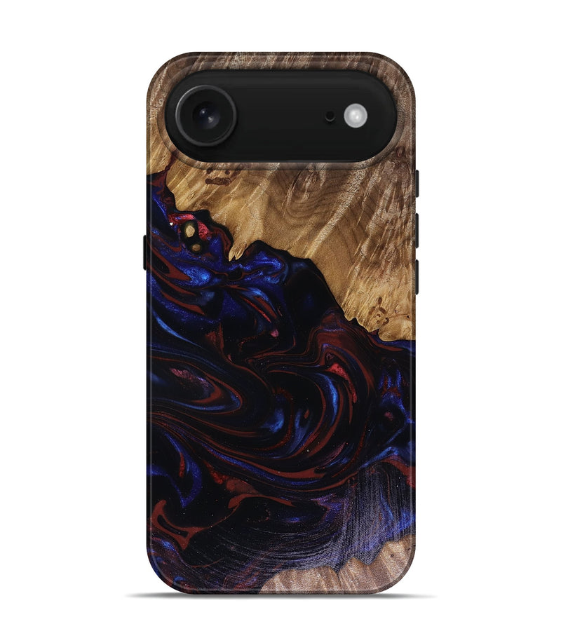 iPhone 17 Air Wood Live Edge Phone Case - Kirstie (Red, 817913)