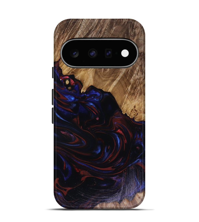 Pixel 11 Wood Live Edge Phone Case - Kirstie (Red, 817913)