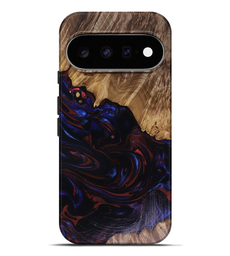 Pixel 11 Pro XL Wood Live Edge Phone Case - Kirstie (Red, 817913)