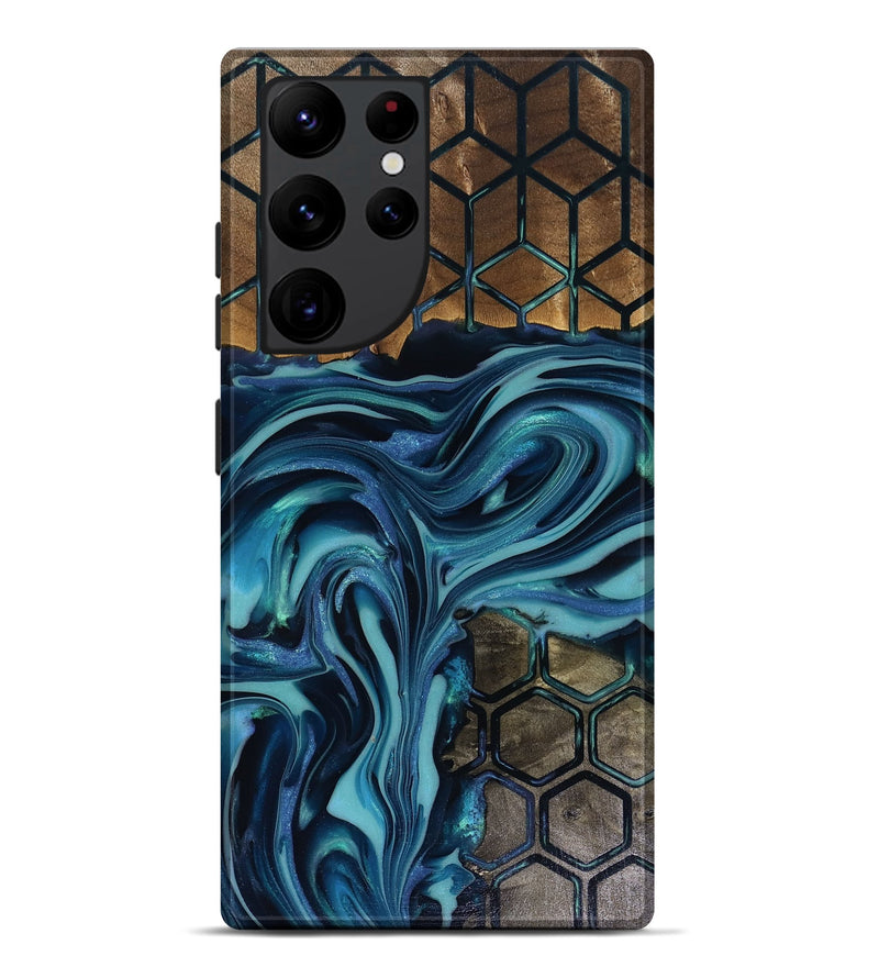 Galaxy S22 Ultra Wood Live Edge Phone Case - Lona (Pattern, 817922)