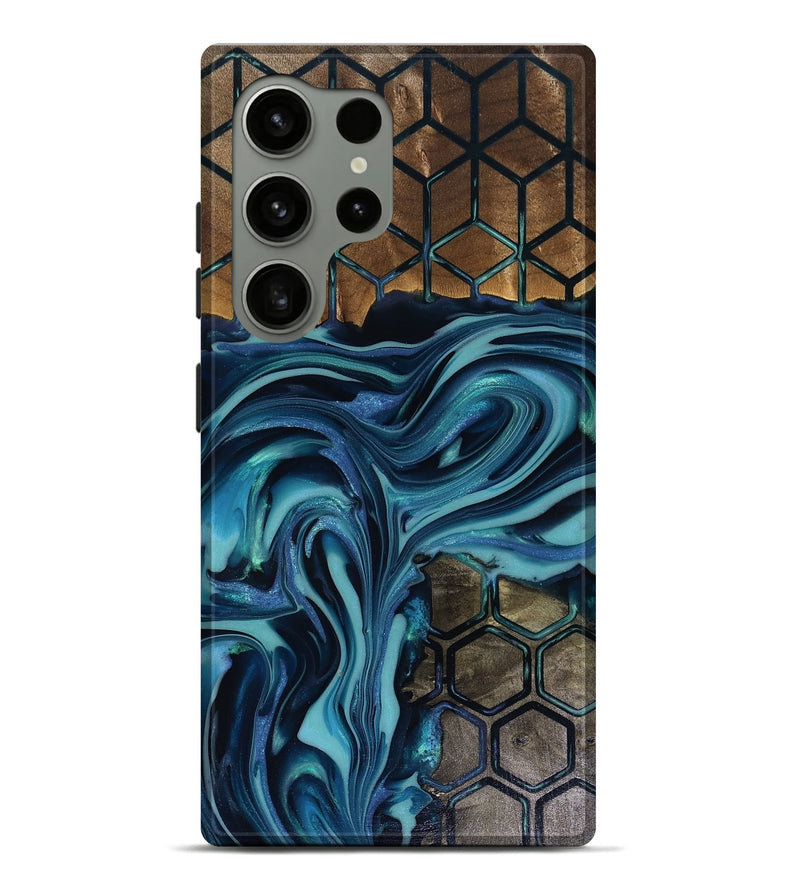 Galaxy S24 Ultra Wood Live Edge Phone Case - Lona (Pattern, 817922)