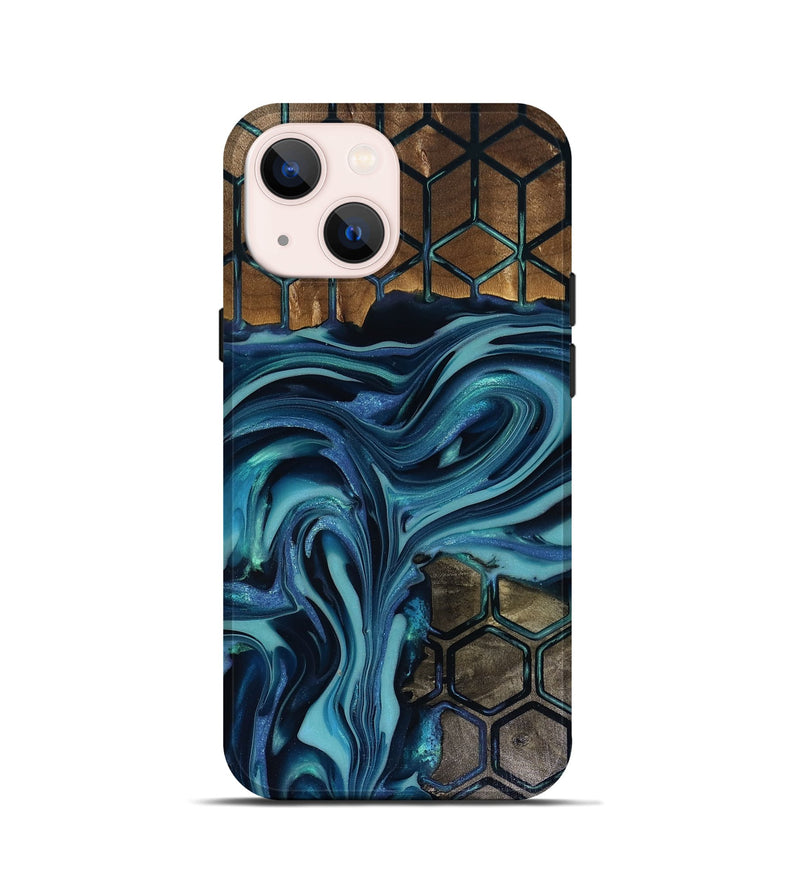 iPhone 13 mini Wood Live Edge Phone Case - Lona (Pattern, 817922)