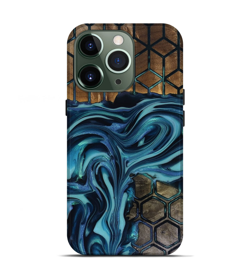 iPhone 13 Pro Wood Live Edge Phone Case - Lona (Pattern, 817922)