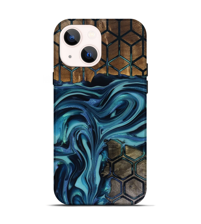 iPhone 14 Wood Live Edge Phone Case - Lona (Pattern, 817922)