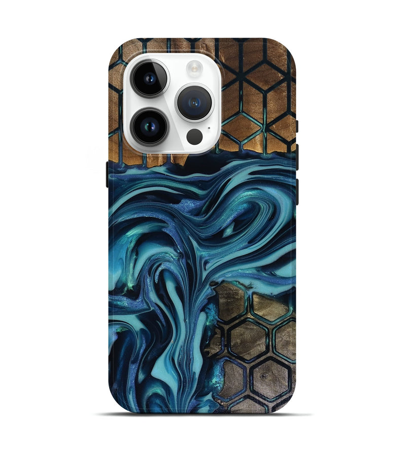 iPhone 15 Pro Wood Live Edge Phone Case - Lona (Pattern, 817922)