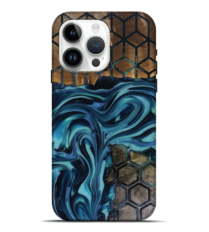 iPhone 15 Pro Max Wood Live Edge Phone Case - Lona (Pattern, 817922)