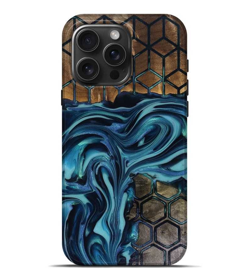 iPhone 16 Pro Max Wood Live Edge Phone Case - Lona (Pattern, 817922)