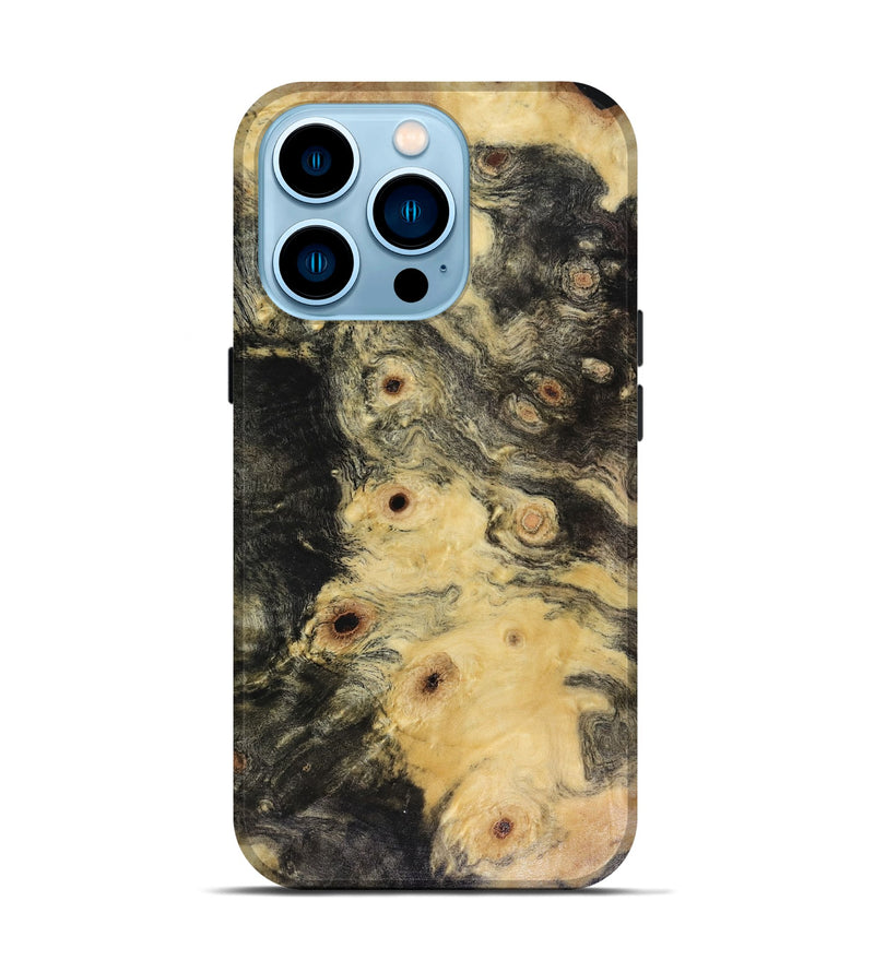 iPhone 14 Pro Wood Live Edge Phone Case - Latosha (Wood Burl, 817923)