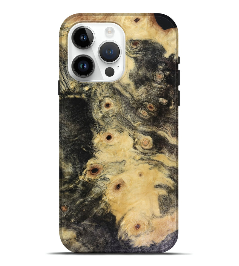 iPhone 15 Pro Max Wood Live Edge Phone Case - Latosha (Wood Burl, 817923)