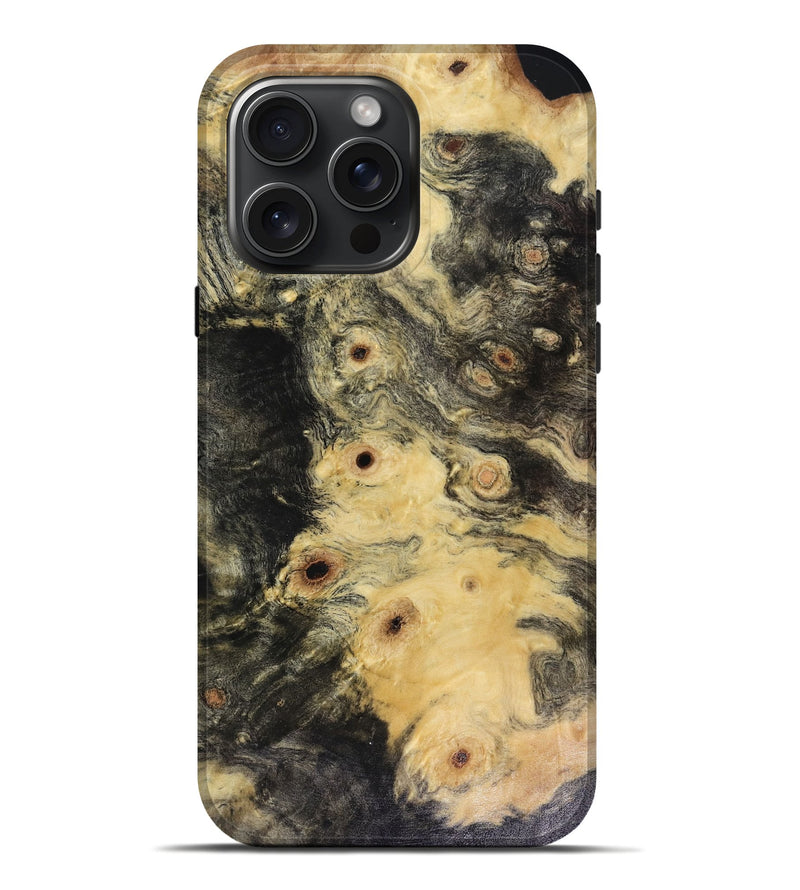 iPhone 16 Pro Max Wood Live Edge Phone Case - Latosha (Wood Burl, 817923)