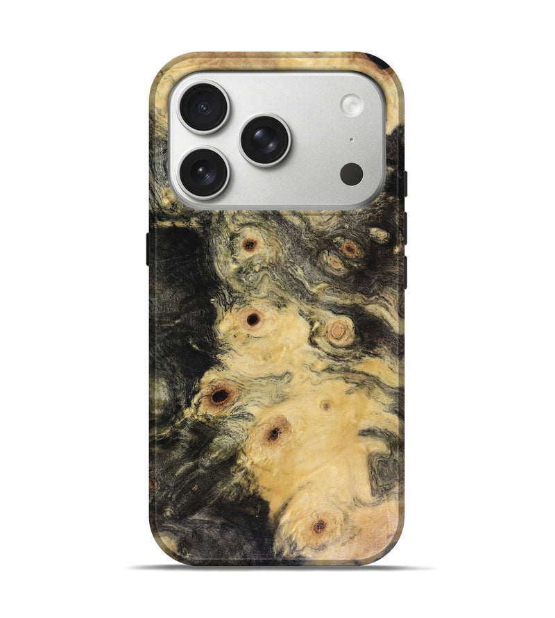 iPhone 17 Pro Wood Live Edge Phone Case - Latosha (Wood Burl, 817923)