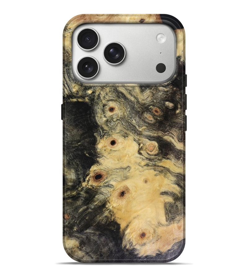 iPhone 17 Pro Max Wood Live Edge Phone Case - Latosha (Wood Burl, 817923)