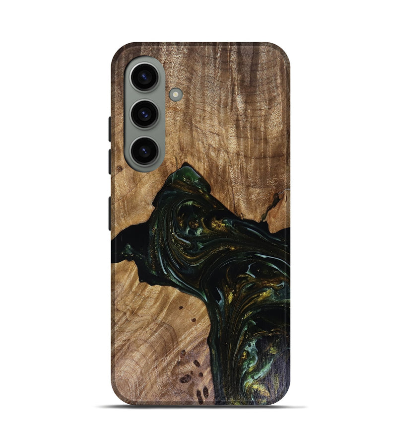 Galaxy S24 Wood Live Edge Phone Case - Aydan (Green, 817926)