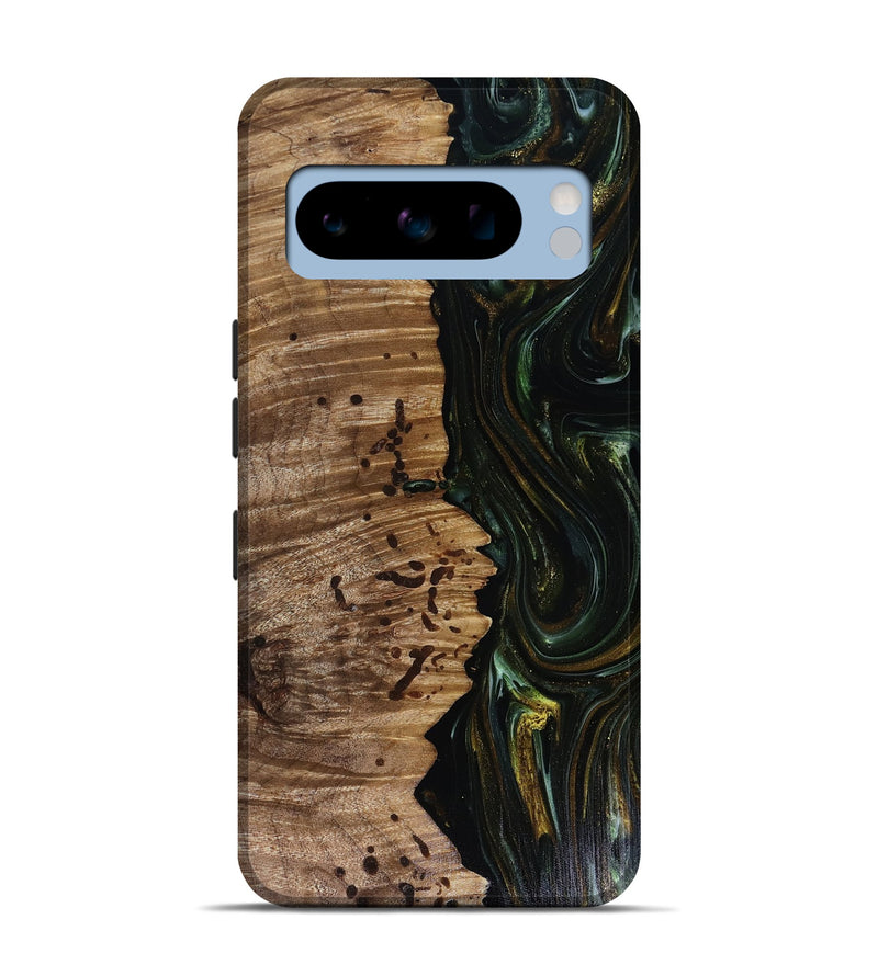 Pixel 8 Pro Wood Live Edge Phone Case - Grayson (Green, 817929)