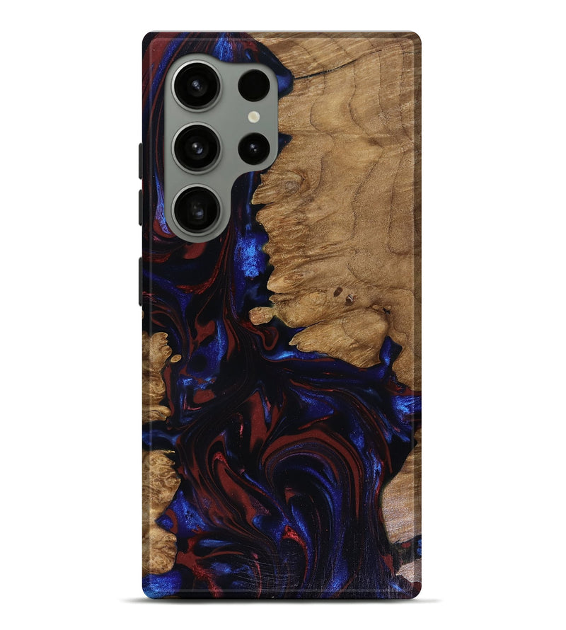 Galaxy S24 Ultra Wood Live Edge Phone Case - Peyton (Red, 817940)