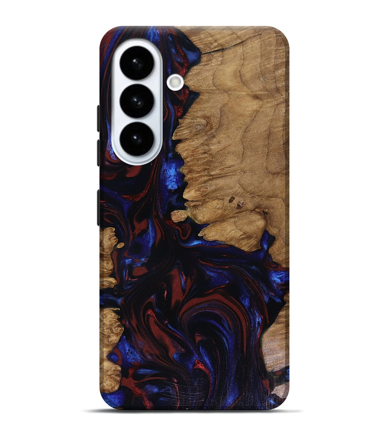 Galaxy S26 Plus Wood Live Edge Phone Case - Peyton (Red, 817940)